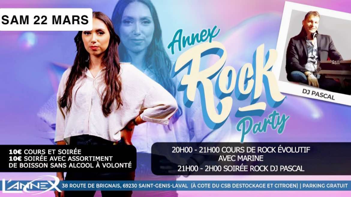 ANNEX ROCK PARTY (TOUS LES 4 EME SAMEDIS DE CHAQUE MOIS )