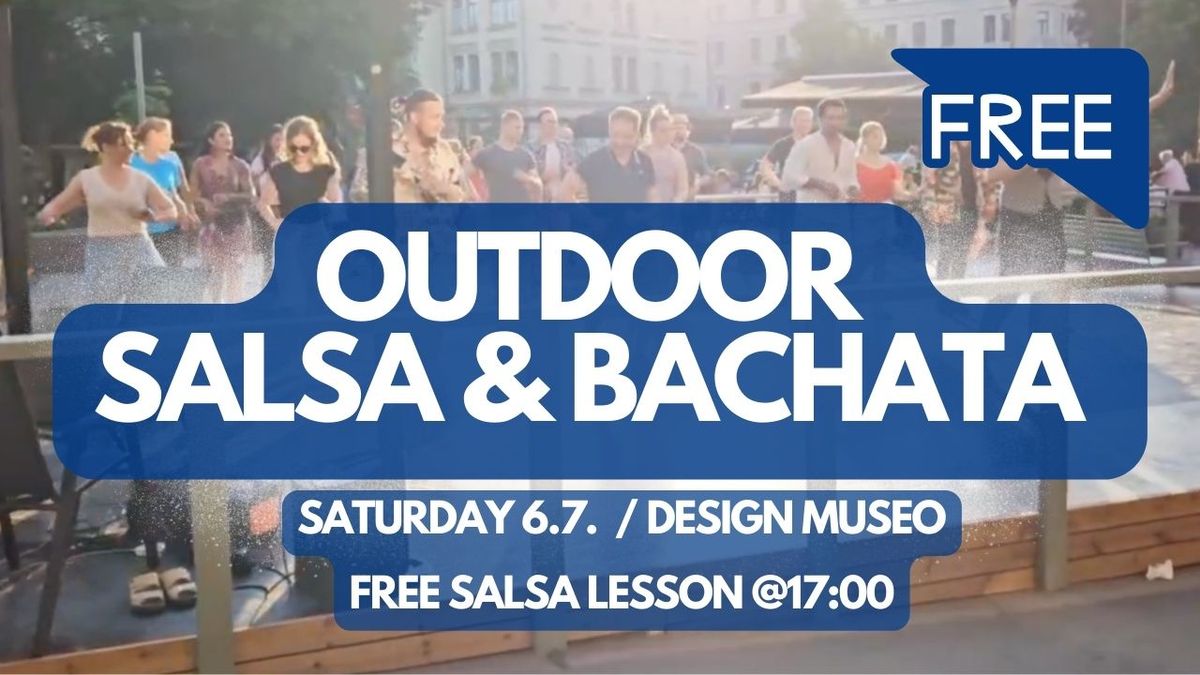 FREE Summer Salsa & Bachata party \/ Designmuseo \/ OUTDOORS \/ 6.7.