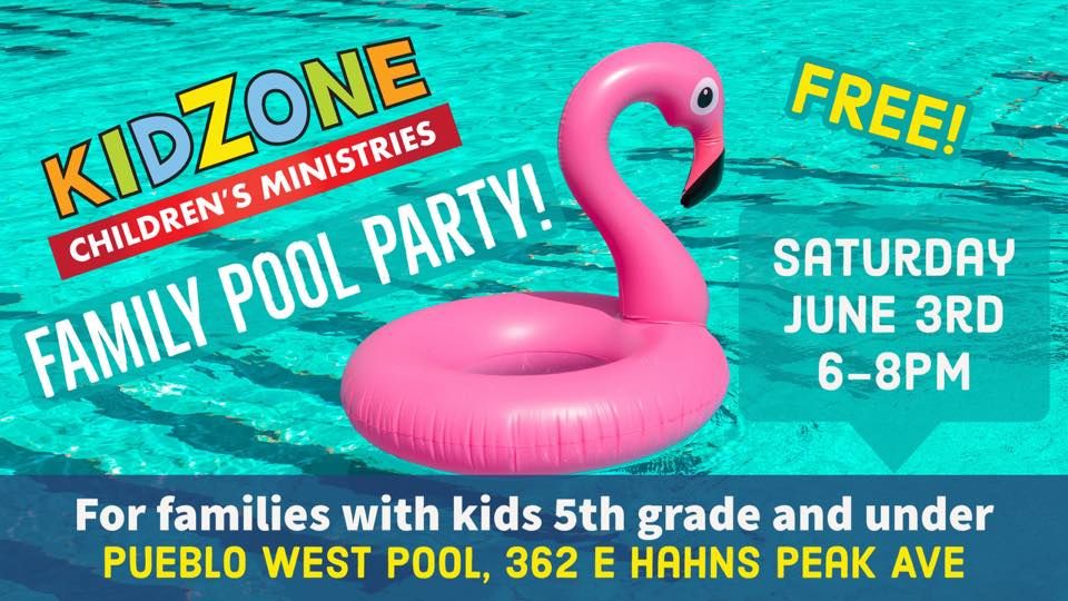 AGF KidZone Family Pool Party!, Pueblo West Pool, 3 June 2023