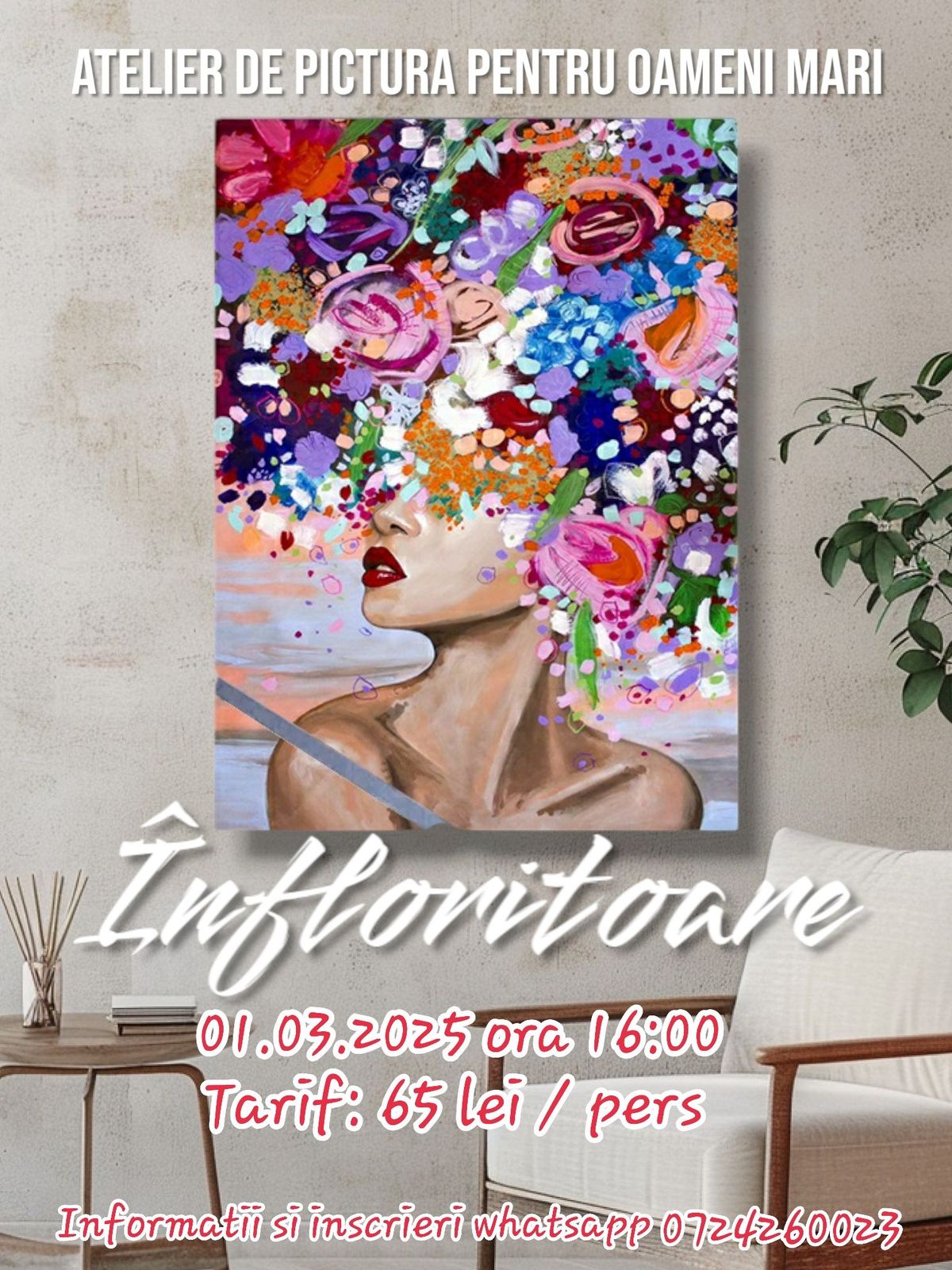 \u00ceNFLORITOARE- Atelier De Pictura Pentru Adulti 