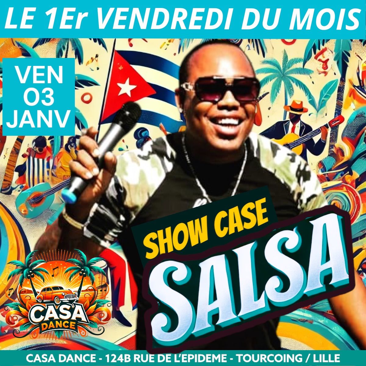 \ud83c\udf34\u2728 SHOW CASE SALSA au Casa Dance avec DIOSBEL ! \u2728\ud83c\udf34