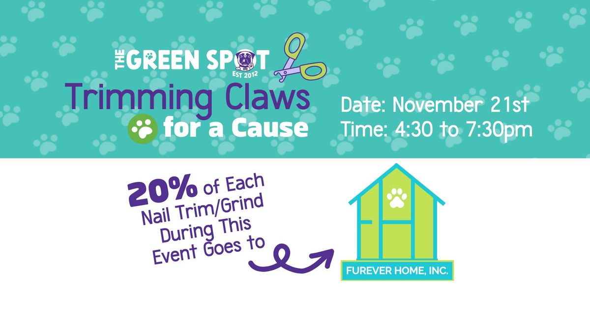 Omaha Pet Nail Trims benefitting Furever Homes Inc.