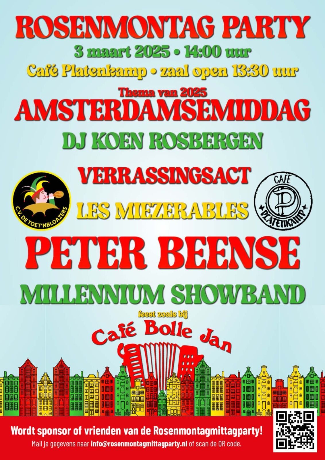 Rosenmontag Party 'Amsterdamse Middag'