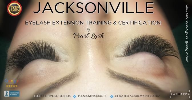 Eyelash Extension Training Jacksonville, August 2022