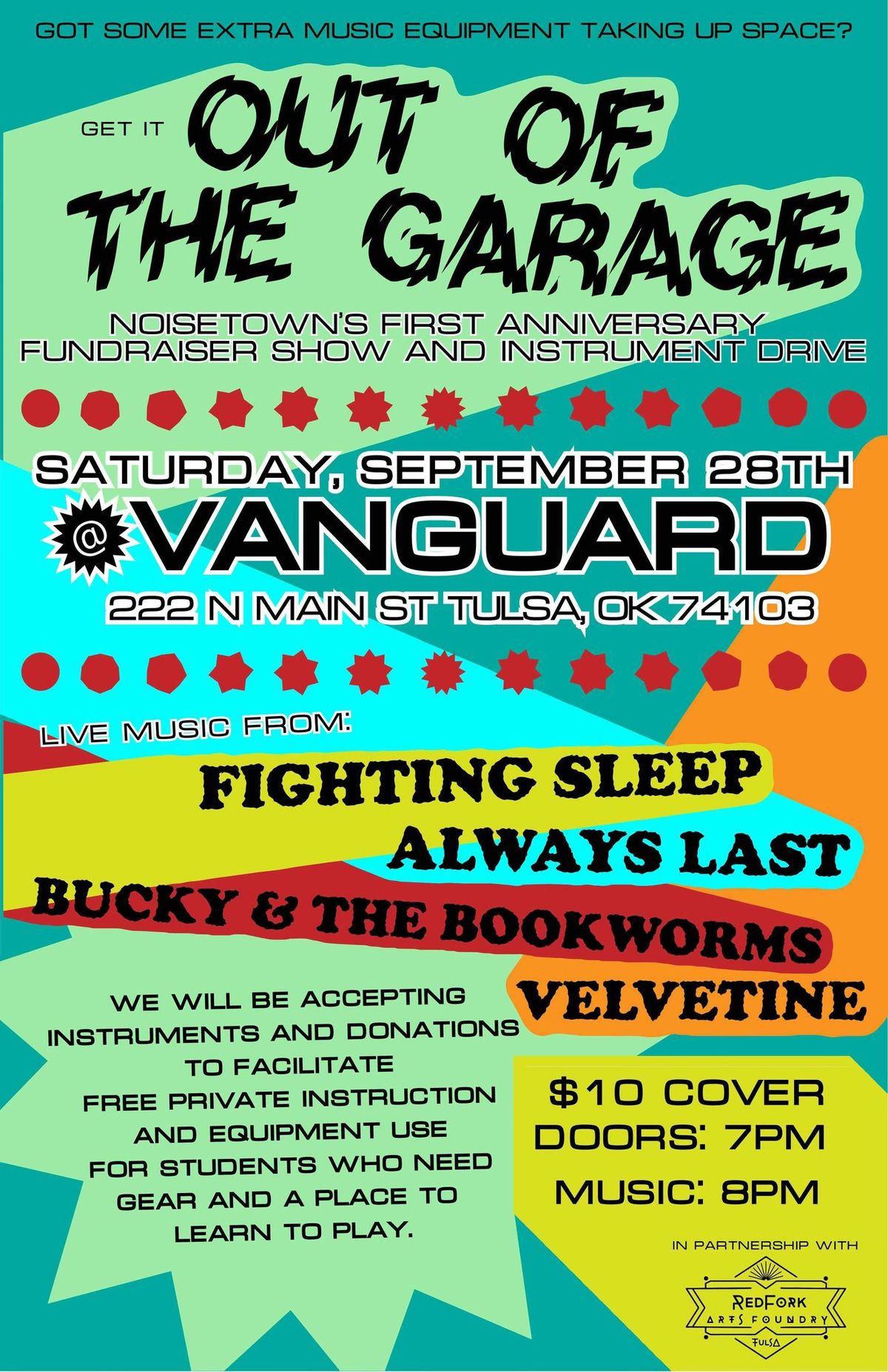 Out of the Garage - Noise Town Annivesary Fundraiser