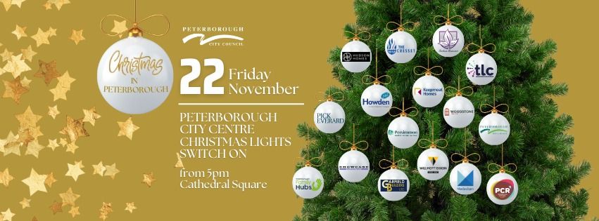 Peterborough City Centre Christmas Light Switch On