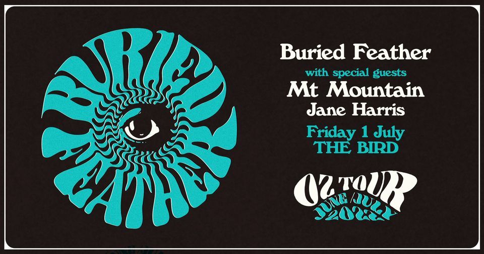 BURIED FEATHER | MT. MOUNTAIN | JANE HARRIS @ THE BIRD, PERTH (WA)