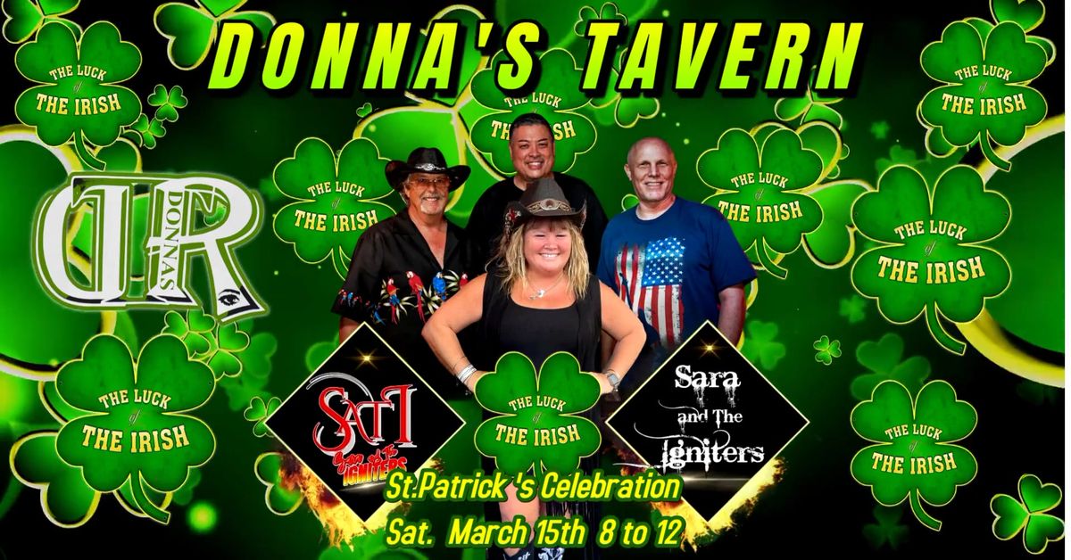 St. Patrick's Celebration at Donna's Tavern with Sara and The Igniters