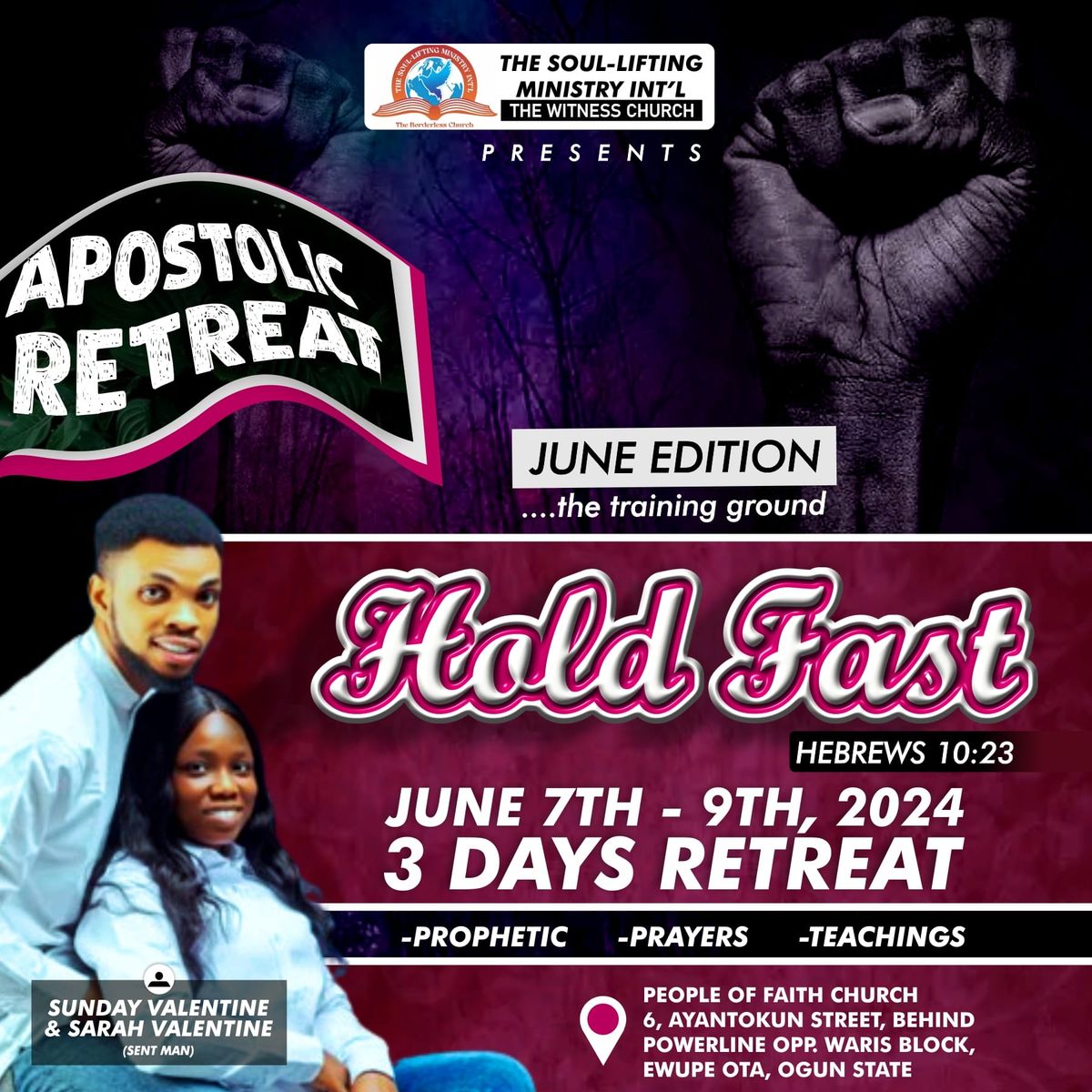 Apostolic Training Ground Camp Meeting: HOLD FAST 