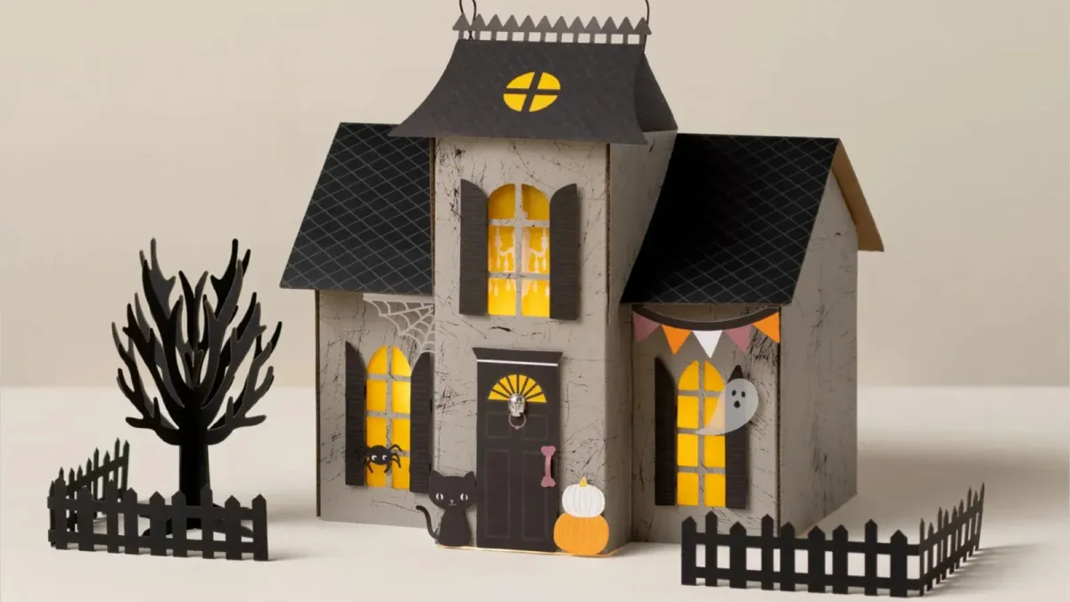 Haunted House Paper Craft