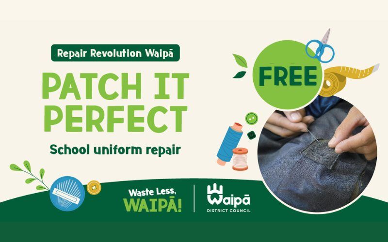 Patch it perfect - School uniform repair