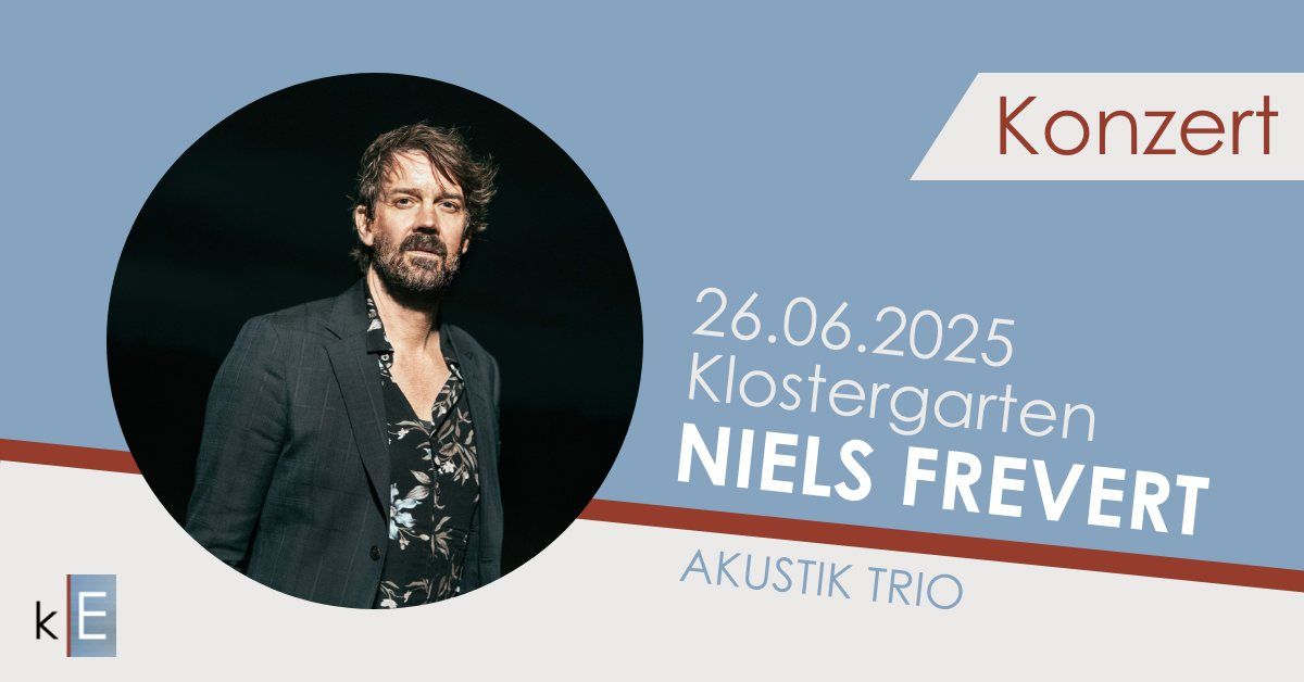 Niels Frevert - Akustik Trio \/\/ ROSTOCKER KLOSTERGARTEN