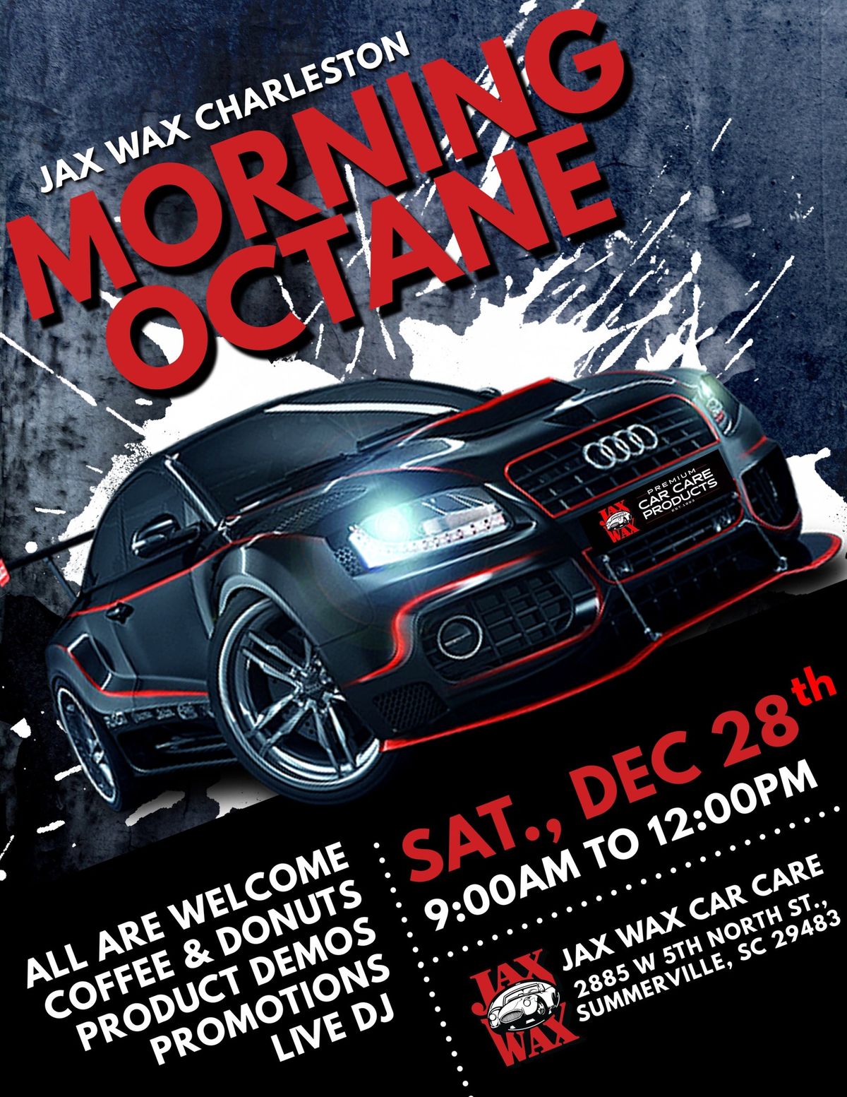 Morning Octane @ Jax Wax Charleston - December 2024