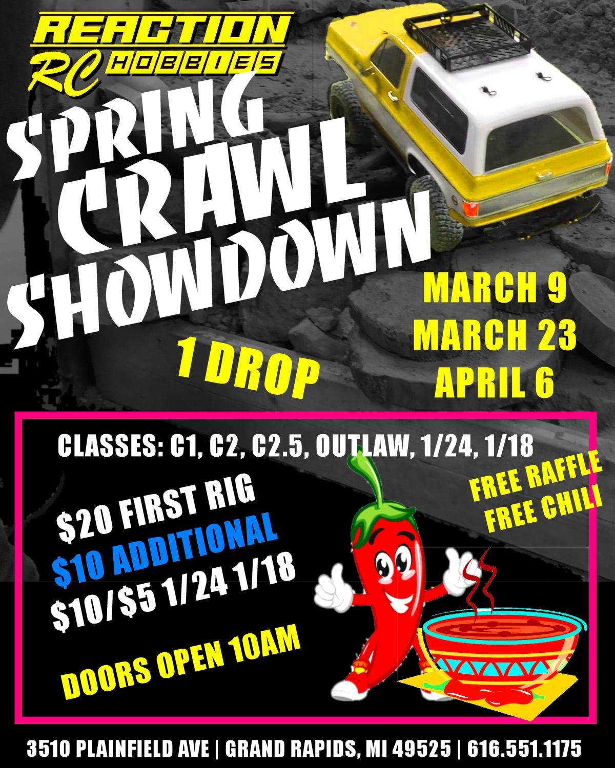 Spring Crawl Showdown #1