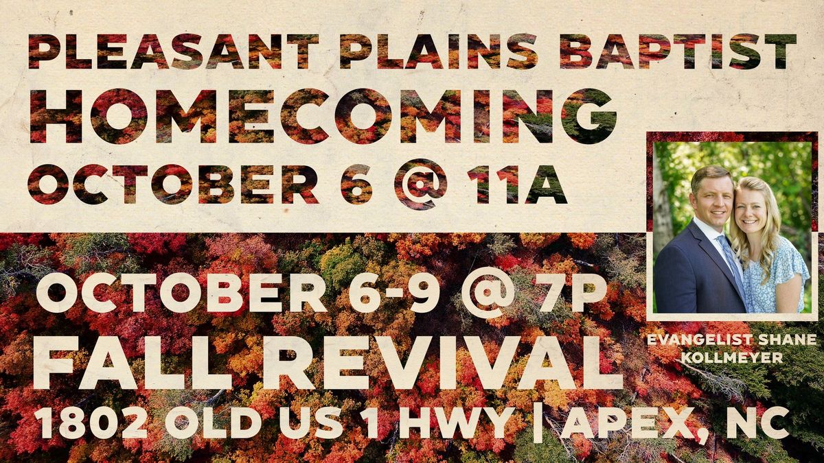 Homecoming & Fall Revival