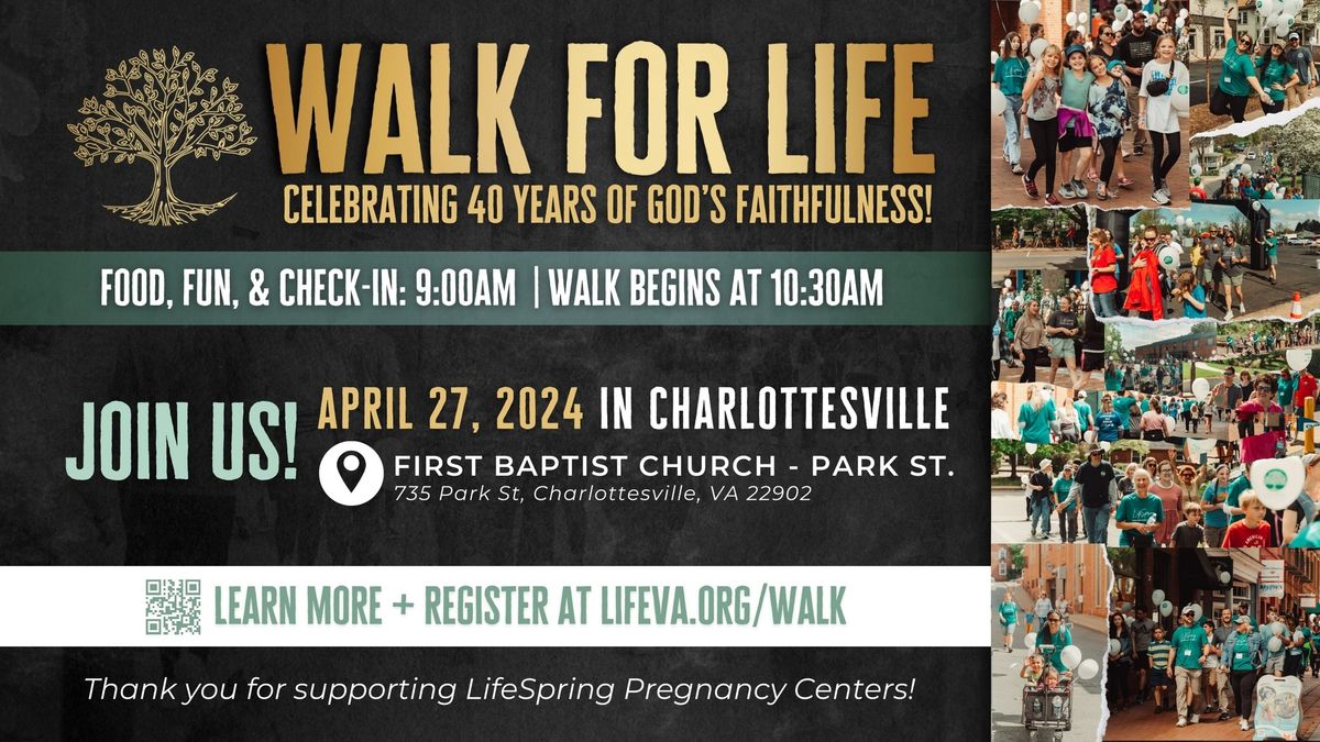 Walk for Life in Charlottesville