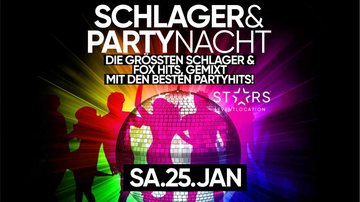 Die gro\u00dfe Schlager & Party Nacht | Sa. 25.1. | Stars Straubing