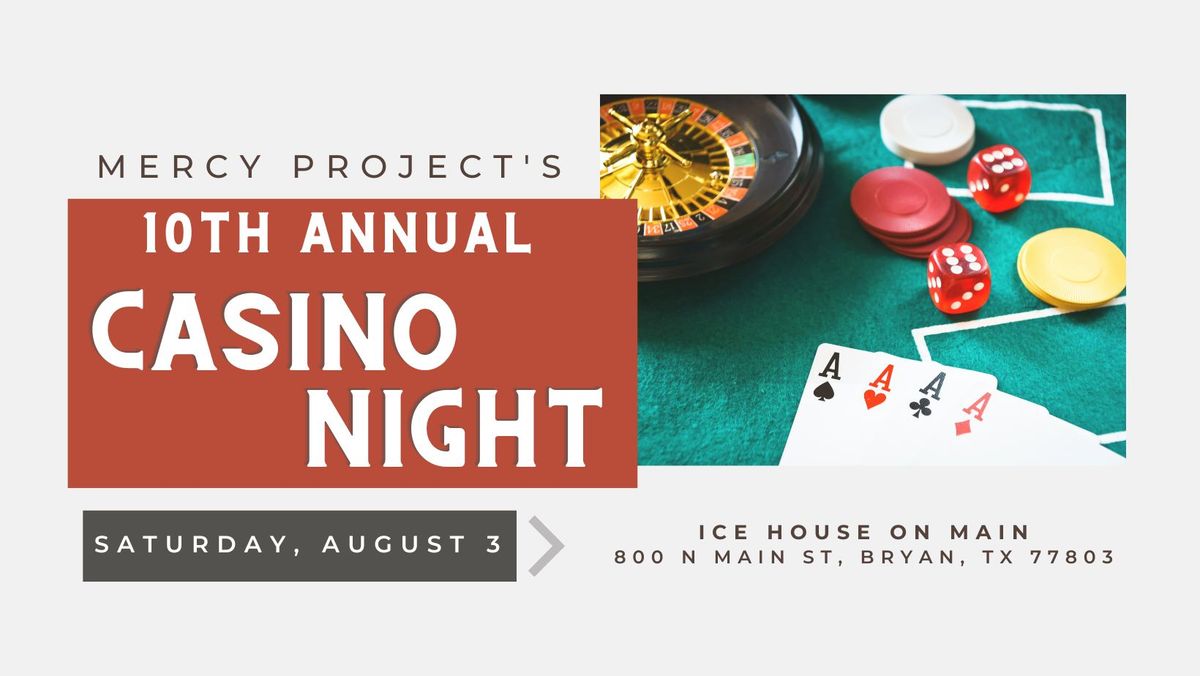 Mercy Project's 10th Annual Red Carpet Casino Night