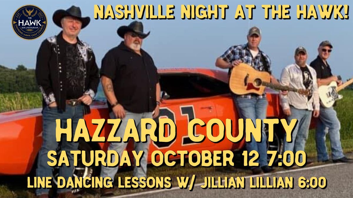 Nashville Night with HAZZARD COUNTY at The Hawk!