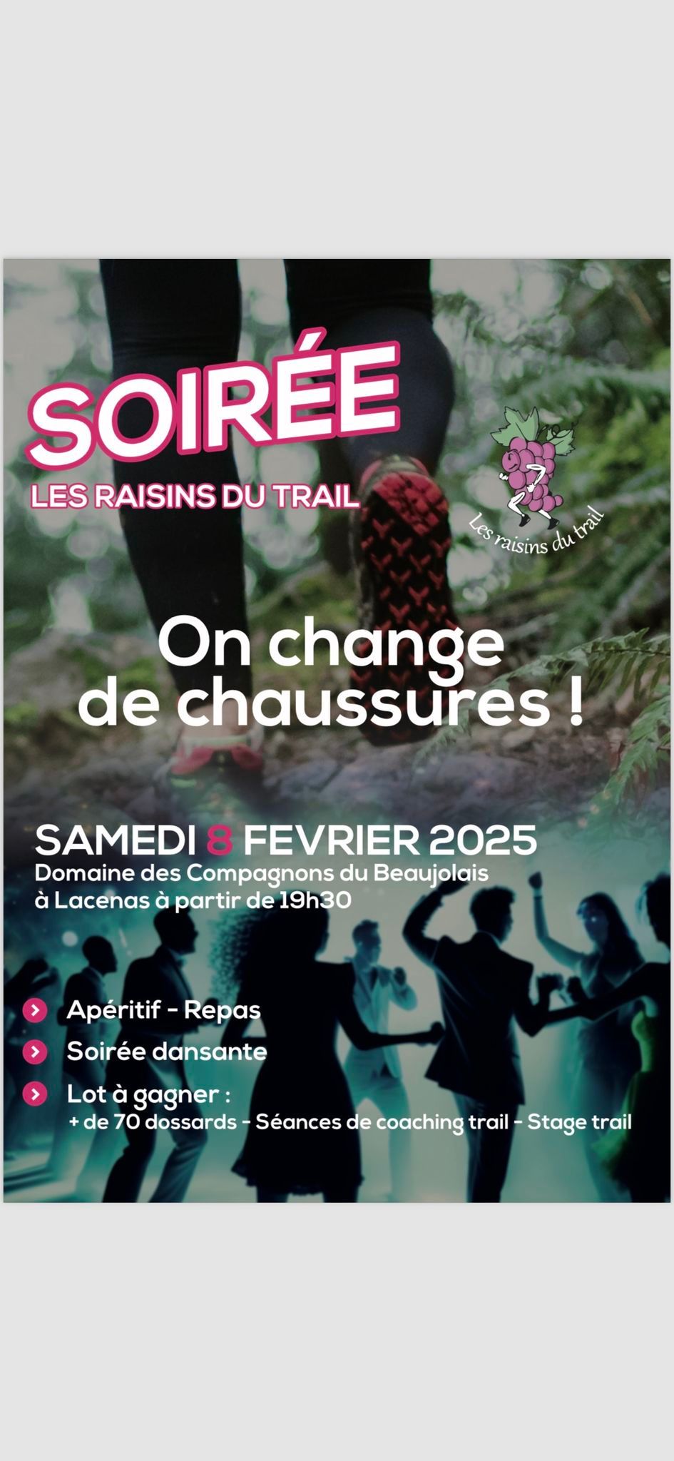 Les Raisins du Trail \ud83c\udf47 \u00ab  On change de Chaussures \u00bb 