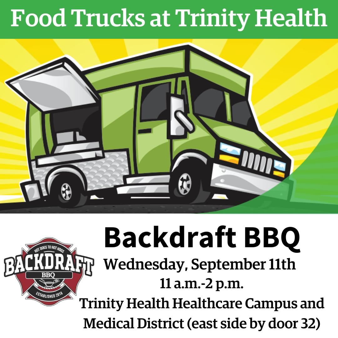 Food Trucks at Trinity Health: Backdraft BBQ