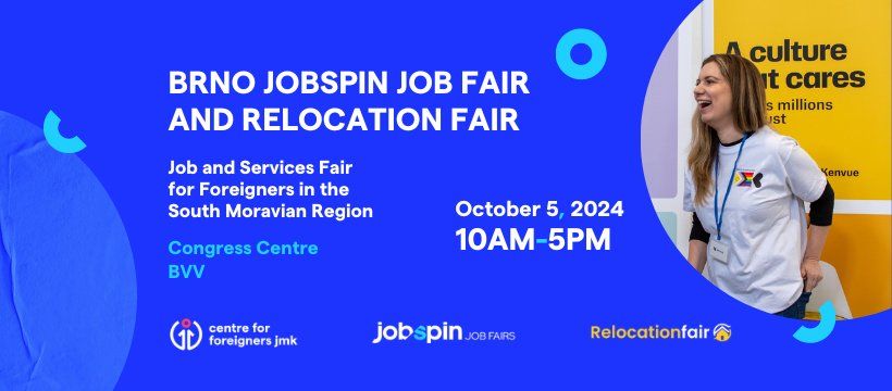 Brno Jobspin Job and Relocation Fair - Kari\u00e9rn\u00ed veletrh pro cizince