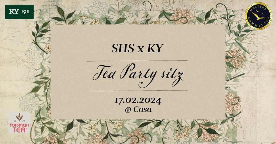 SHS x KY Tea Party Sitz 