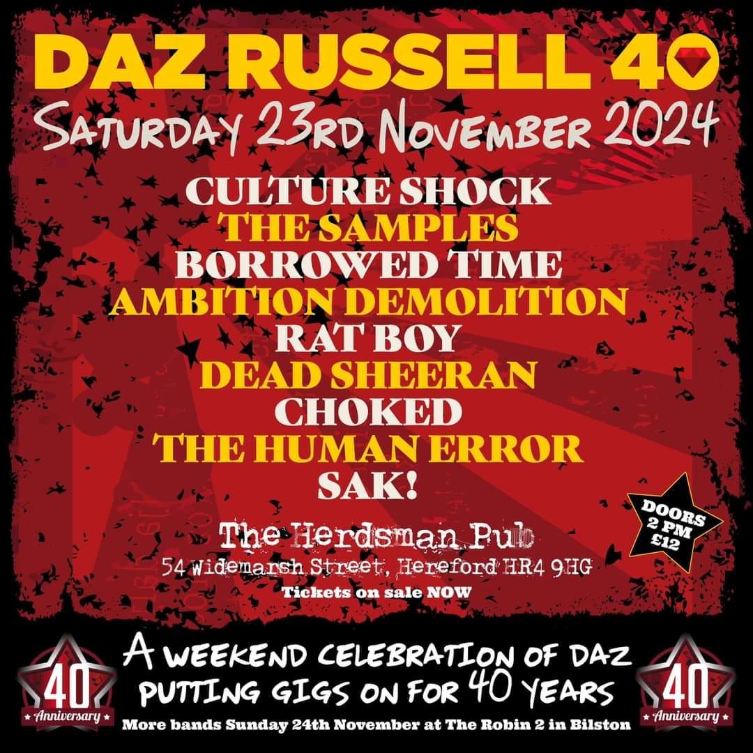 Daz Russell 40 - Hereford