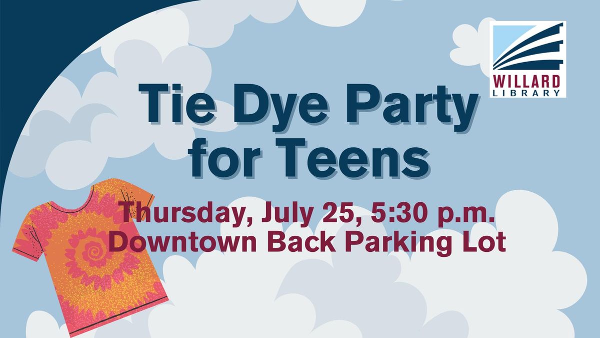 Tie Dye Party for Teens