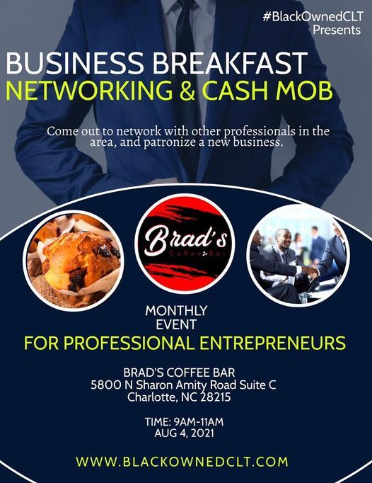 #BlackOwnedCLTs Business Breakfast & Cash Mob