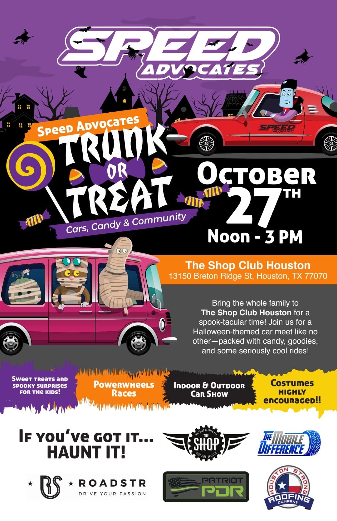 Speed Advokids Trunk or Treat