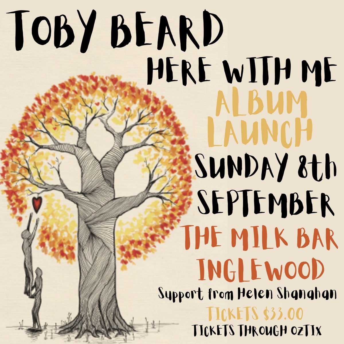 TOBY BEARD "HERE WITH ME" ALBUM LAUNCH