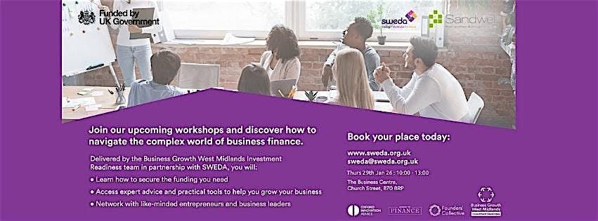 Discover West Midlands Funding Landscape I & A Session at SWEDA