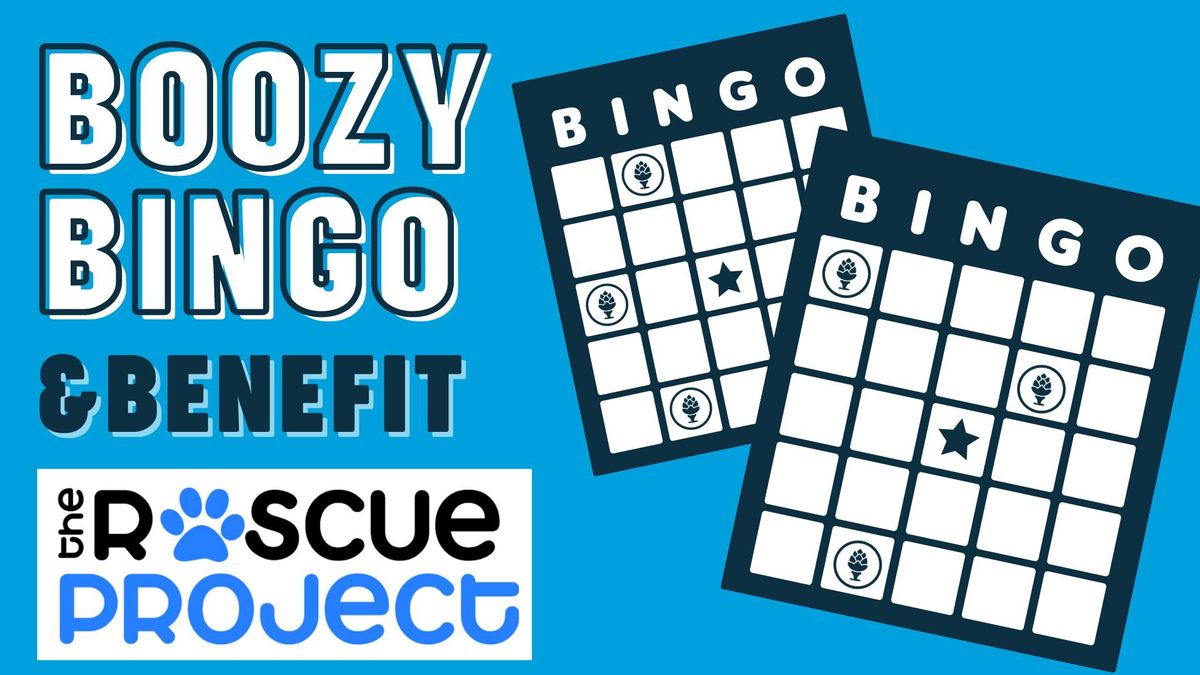Boozy Bingo & Benefit + Adoption Event!