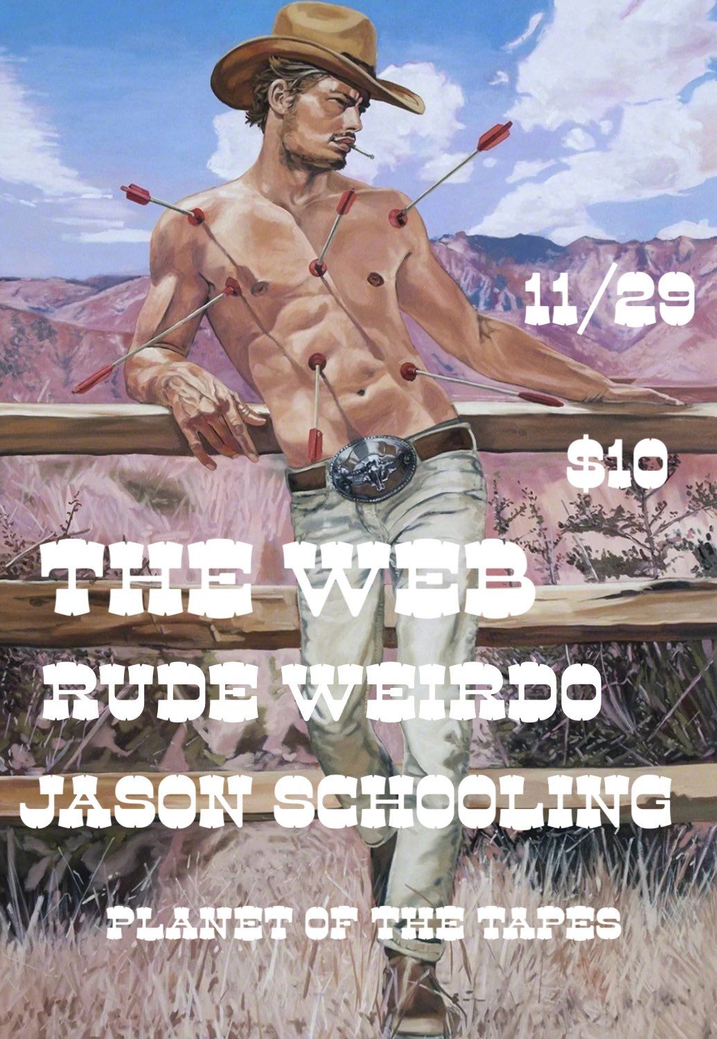 THE WEB \/ RUDE WEIRDO \/ JASON SCHOOLING @ Planet of the Tapes - Fri. Nov 29 - 7:30