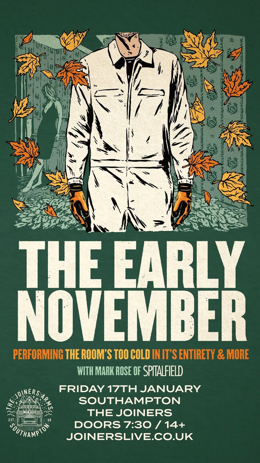 The Early November + Mark Rose (Spitalfield) at The Joiners, Southampton