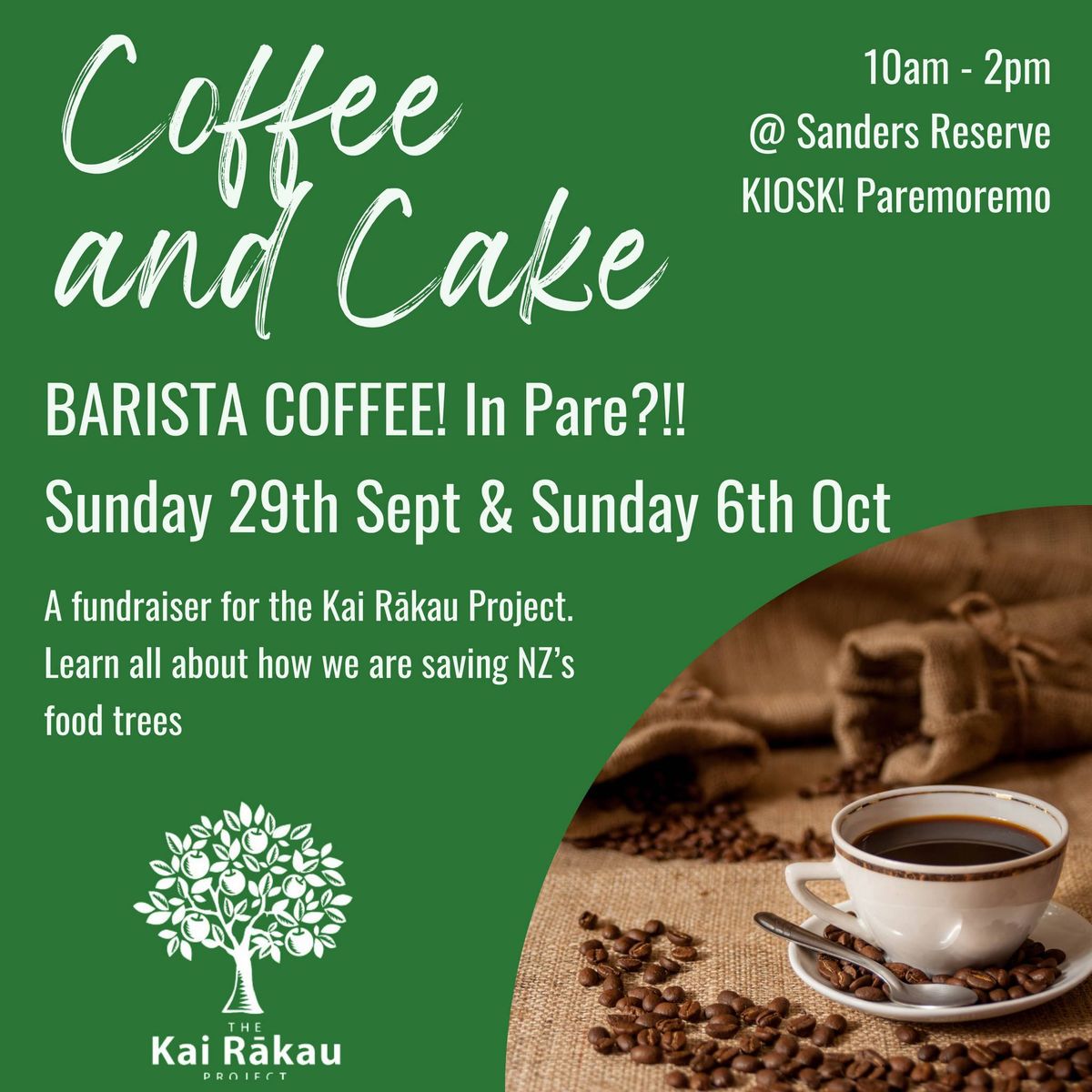 COFFEE, CAKE and FOOD TREES