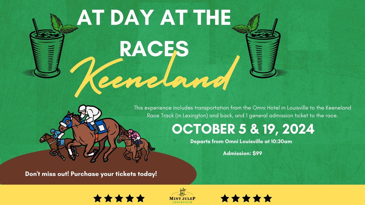 A Day at the Races: Keeneland Fall Meet Tickets