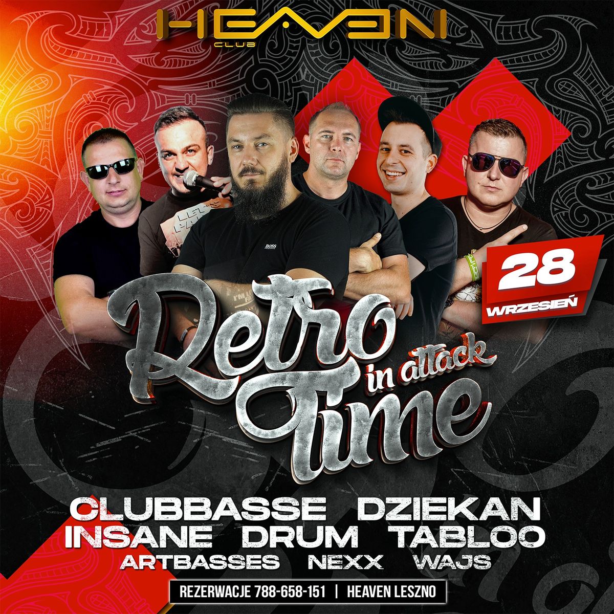 Retro Time In Attack \u2605 Clubbasse \u2605 Dziekan \u2605 Insane \u2605 Drum \u2605 Tabloo