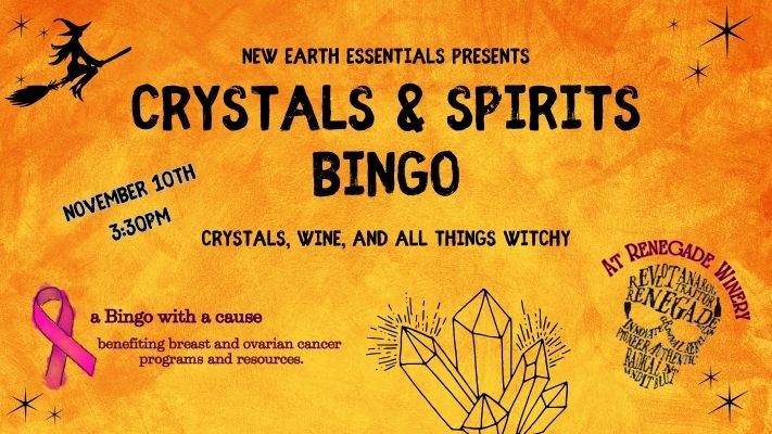 Crystals & Spirits Bingo - November