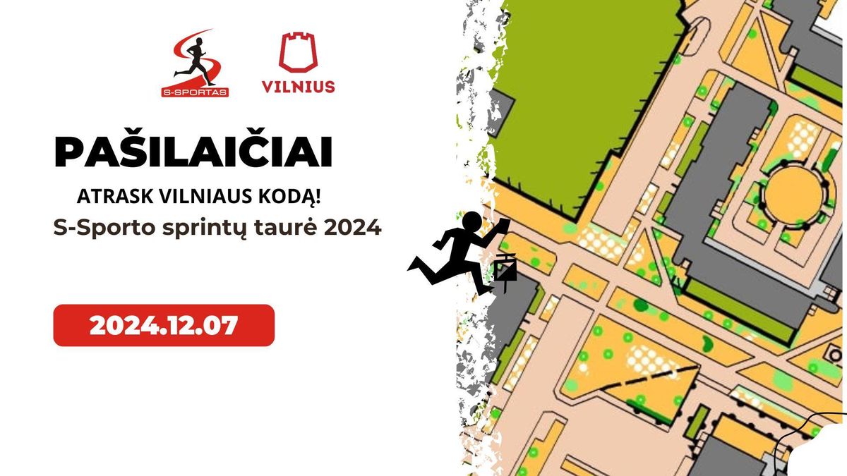 Atrask Vilniaus kod\u0105!"\/ S-Sporto sprint\u0173 taur\u0117 2024 \/ II etapas