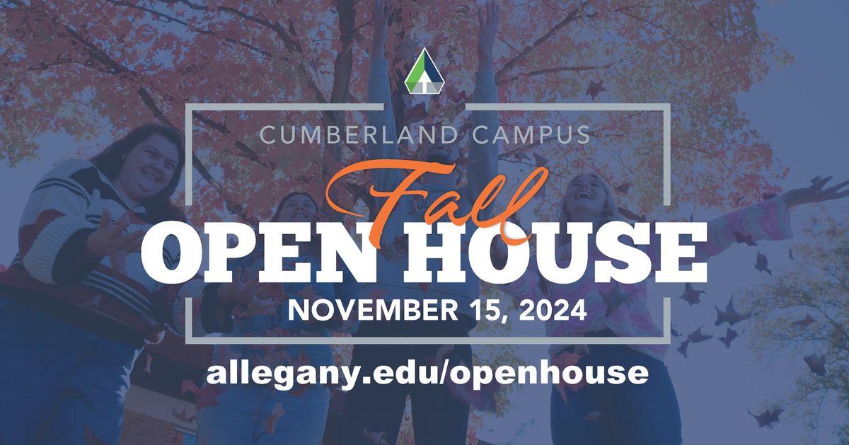 Allegany College of Maryland - Fall Open House