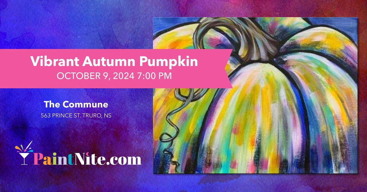 Paint Nite | Vibrant Autumn Pumpkin