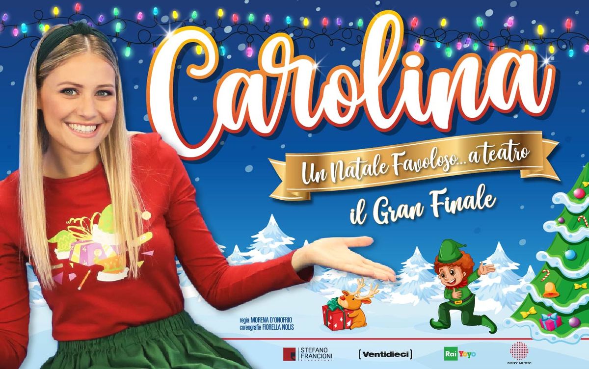 Carolina Benvenga \u201cUn Natale favoloso a teatro\u201d@Teatro Massimo \u2013 turno ore 18.00