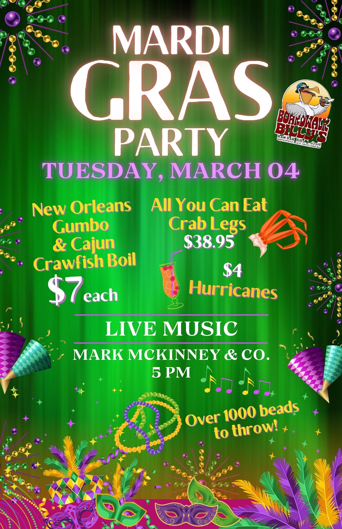 Mardi Gras Party!