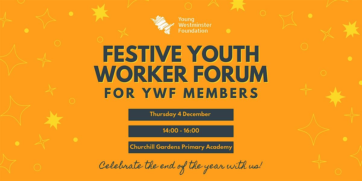 Festive Youth Worker Forum
