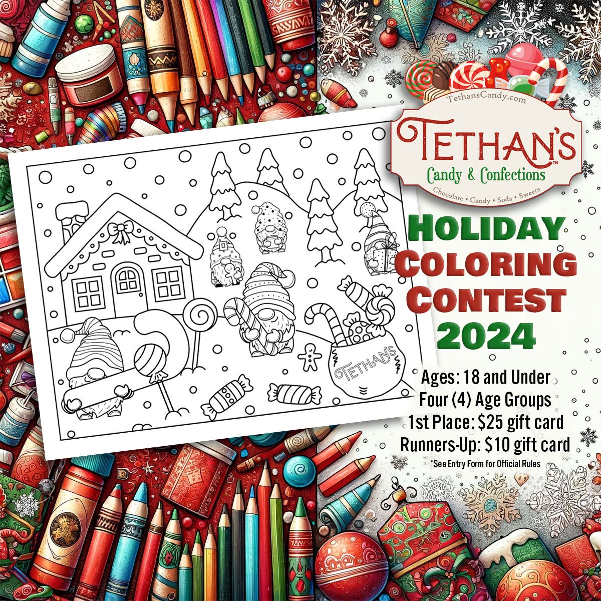 Holiday Coloring Contest Launch