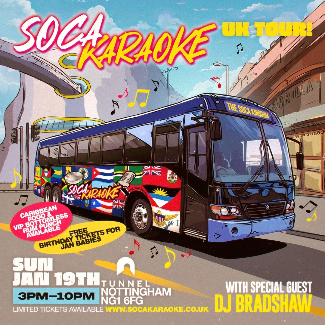 Soca Karaoke UK Tour Nottingham Grand Finale - TRIPLE M TFR &amp; DJ BRADSHAW