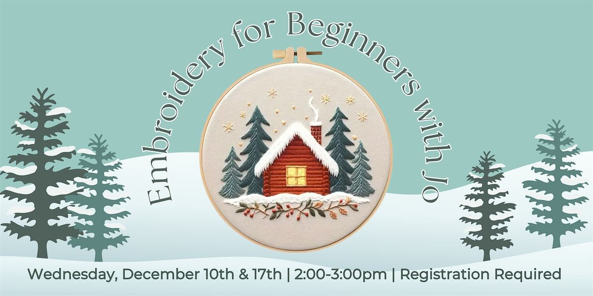 Embroidery for Beginner with Jo
