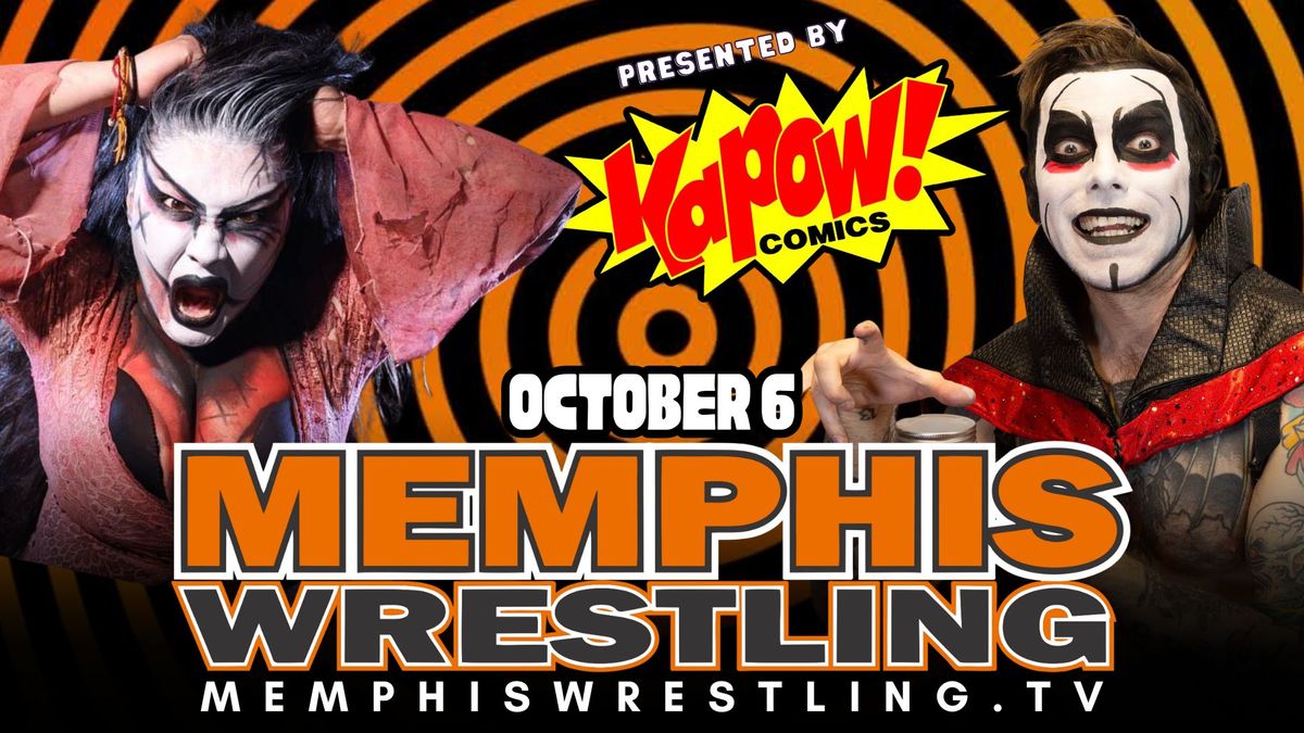 OCT. 6 | Danhausen & Su Yung are coming to Memphis Wrestling for Halloween!